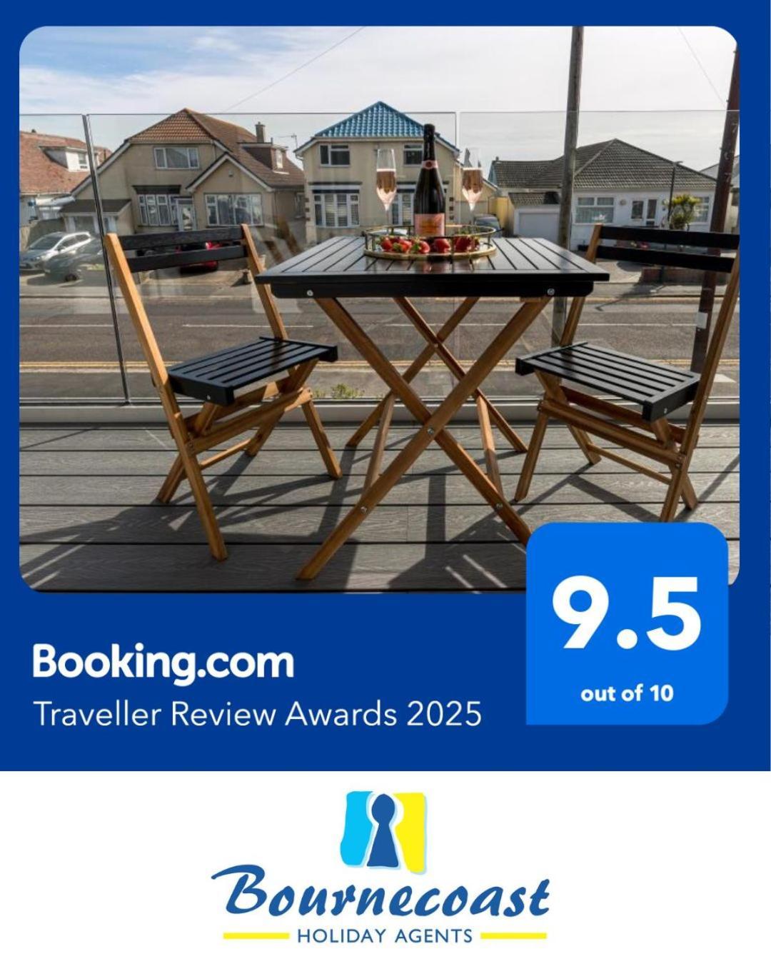 Bournecoast - Stylish Flat With Balcony - Sea Glimpses - 10 Min Walk To Beach - Parking - Wifi - Fm8405 Bournemouth Eksteriør billede